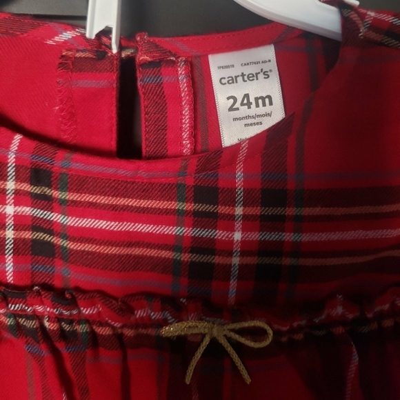 Nwt Baby girl 24M plaid style blouse - Picture 2 of 2